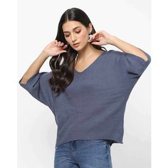 Пуловер Hailys, размер L, синий