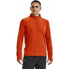 Лонгслив Under Armour, размер SM, оранжевый