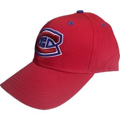 Бейсболка Бейсболка НХЛ кепка мужская хоккейная, размер 55-58, красный