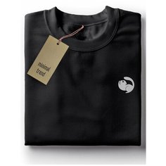 Футболка minimal trend, размер 2XS, черный