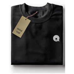 Футболка minimal trend, размер 2XS, черный