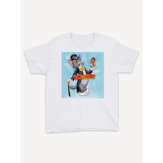 Футболка PRINTHAN, размер 22, белый