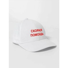 Бейсболка , размер 1, белый