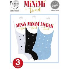 Носки MiNiMi, 3 пары, размер 35-38 (23-25), мультиколор