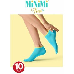 Носки MiNiMi, 10 пар, размер 39-41 (25-27), бирюзовый