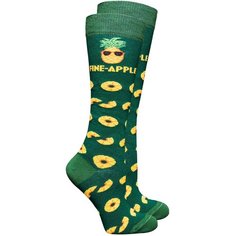 Гольфы Socks n Socks, размер 4-10 US / 35-40 EU, мультиколор, желтый, зеленый, горчичный