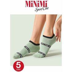Носки MiNiMi, 5 пар, размер 39-41 (25-27), бирюзовый