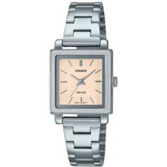 Наручные часы CASIO Collection LTP-E176D-4A, серебряный, экрю