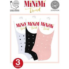 Носки MiNiMi, 3 пары, размер 35-38 (23-25), мультиколор