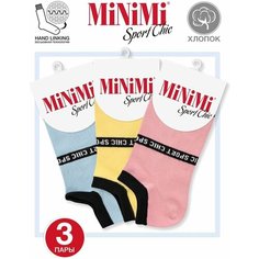 Носки MiNiMi, 3 пары, размер 39-41 (25-27), мультиколор