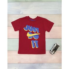 Футболка , размер 3 года, бордовый