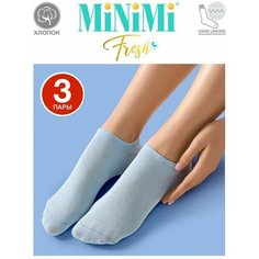 Носки MiNiMi, 3 пары, размер 39-41 (25-27), голубой