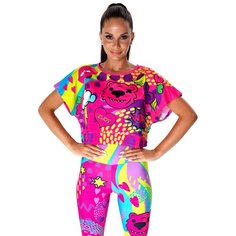 Футболка LeJoy, размер M, розовый, голубой