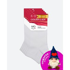 Носки Golden Lady, 5 пар, размер 35-38 (23-25), белый