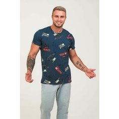 Футболка Berchelli, размер 54, синий