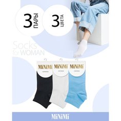Носки MiNiMi, 3 пары, размер 35;38, мультиколор