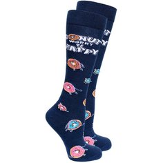 Гольфы Socks n Socks, размер 4-10 US / 35-40 EU, мультиколор, синий