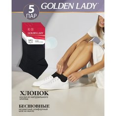 Носки Golden Lady, 5 пар, размер 39-41, черный