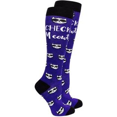 Гольфы Socks n Socks, размер 4-10 US / 35-40 EU, черный, мультиколор, фиолетовый