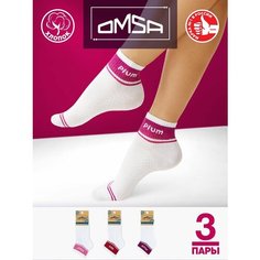 Носки Omsa, 3 пары, размер 39-41 (25-27), мультиколор