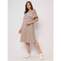 Платье Style Margo, размер 50, коричневый