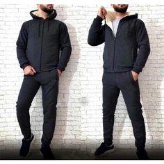 Спортивный костюм Jools Fashion , размер XXXL , серый