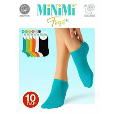 Носки MiNiMi, 10 пар, 10 уп., размер 35-38, мультиколор