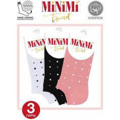 Носки MiNiMi, 3 пары, размер 39-41 (25-27), мультиколор