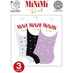 Носки MiNiMi, 3 пары, размер 35-38 (23-25), мультиколор