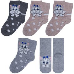 Носки RuSocks 5 пар, размер 12-14, мультиколор
