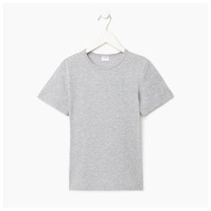 Футболка Minaku, размер 134, серый