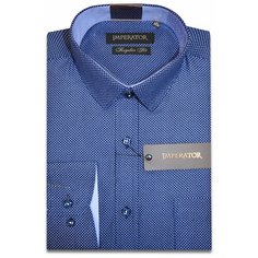 Рубашка Imperator, размер 39(178-186)/39/178-186, синий