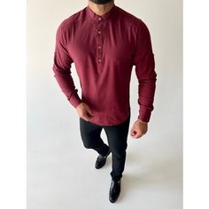 Рубашка AVZ FASHION, размер L, бордовый