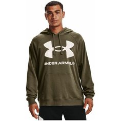 Худи Under Armour Rival Fleece Big Logo, размер SM, зеленый