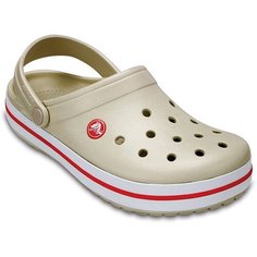 Сабо Crocs Crocband Clog, размер 37/38 RU, бежевый