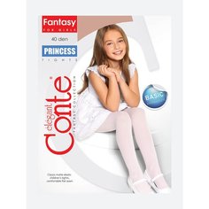 Колготки Conte-kids Princess, 40 den, размер 104-110, бежевый