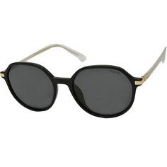 Солнцезащитные очки Polaroid PLD 4149/G/S/X, черный, золотой