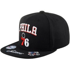 Бейсболка Mitchell & Ness, размер OneSize, черный