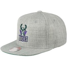 Бейсболка Mitchell & Ness, размер OneSize, серый