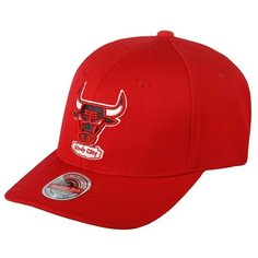 Бейсболка Mitchell & Ness, размер OneSize, красный