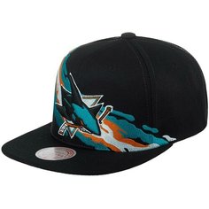 Бейсболка Mitchell & Ness, размер OneSize, черный