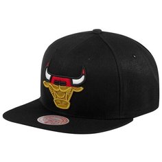 Бейсболка Mitchell & Ness, размер OneSize, черный