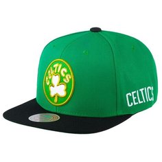 Бейсболка Mitchell & Ness, размер OneSize, зеленый