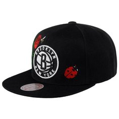 Бейсболка Mitchell & Ness, размер OneSize, черный