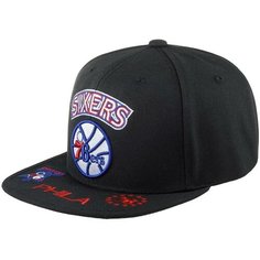 Бейсболка Mitchell & Ness, размер OneSize, черный