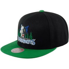 Бейсболка Mitchell & Ness, размер OneSize, черный