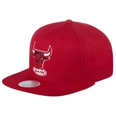 Бейсболка Mitchell & Ness, размер OneSize, красный