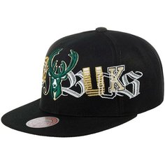 Бейсболка Mitchell & Ness, размер OneSize, черный