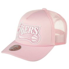 Бейсболка Mitchell & Ness, размер OneSize, розовый