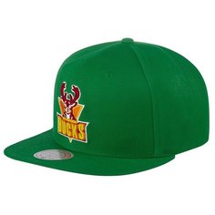 Бейсболка Mitchell & Ness, размер OneSize, зеленый